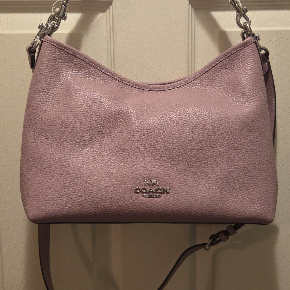 Coach Laurel Shoulder Bag In Lilac - Picture 3 of 10